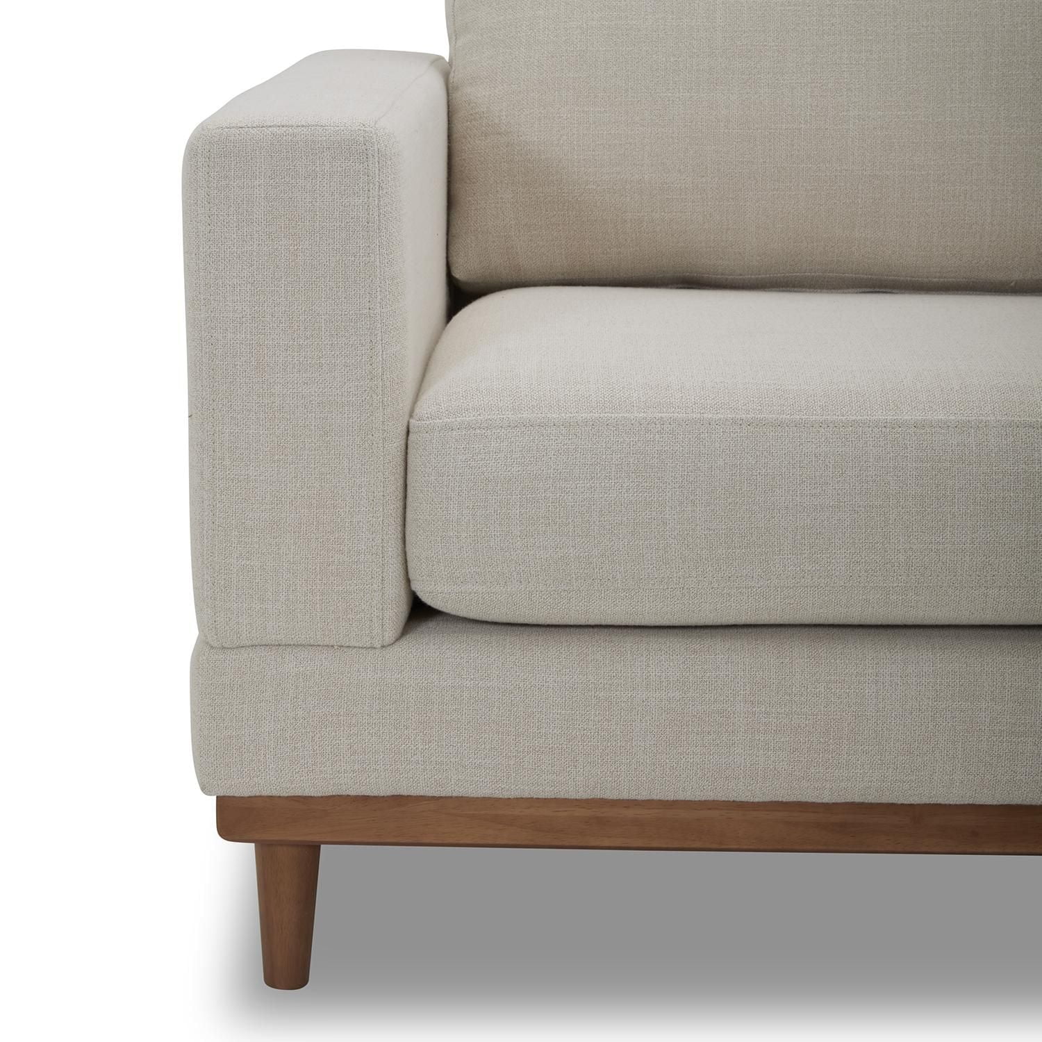 Better Homes & Gardens Springwood Wood Frame 83.46" Sofa, Light Honey