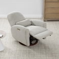 thumbnail image 6 of CHITA Power Swivel Recliner Nursery Chair with Pillow Lumbar Support, 6 of 7