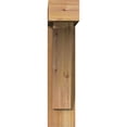 thumbnail image 2 of Ekena Millwork 6"W x 22"D x 26"H Thorton Block Rough Sawn Bracket w/ Offset Brace, Western Red Cedar, 2 of 25