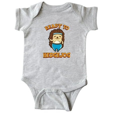 

Inktastic Jogging Running Hedgehog Fitness Gift Baby Girl Bodysuit