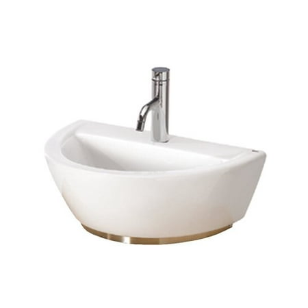 Bissonnet Universal Ceramic 20 Wall Mount Bathroom Sink