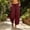 *Wine, variant on ClodeEU Women's Linen High Waisted Drawstring Pants with Pockets ,Casual Loose Fit Summer Vacation and Work Trousers Army Green,Women's Plus L