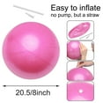 thumbnail image 4 of DODOING 1/2/3 Pieces Exercise Ball Pilates Ball Explosion-Proof Frosting Small Yoga Ball 8" Stability Ball Mini Yoga Ball for Women Workout Fitness Pilates Core Training Ball Therapy Ball, 4 of 8
