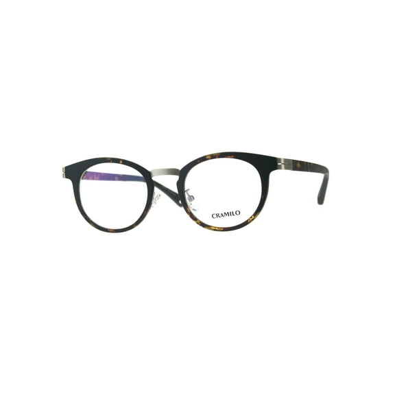 Optical Quality Round Horn Rim Minimal Designer Eyeglasses Frame Tortoise