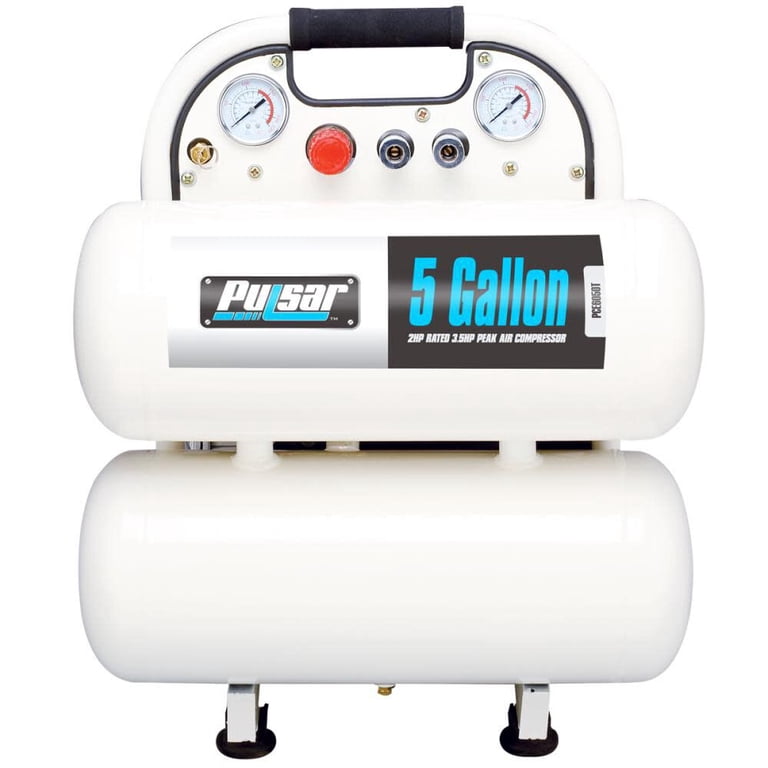 Pulsar Products 5 Gallon Twin Tank Air Compressor - Walmart.com
