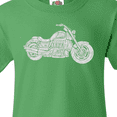 thumbnail image 4 of Inktastic Distressed Motorcycle Youth T-Shirt, 4 of 5