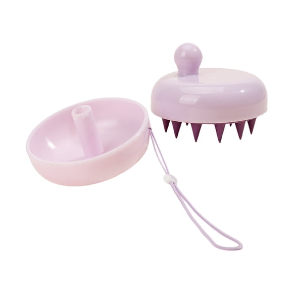 Shampoo Brush Head Washer Hair Massage Comb Detachable Silicone Brush Exfoliating Comb Scalp Hairbrush Type