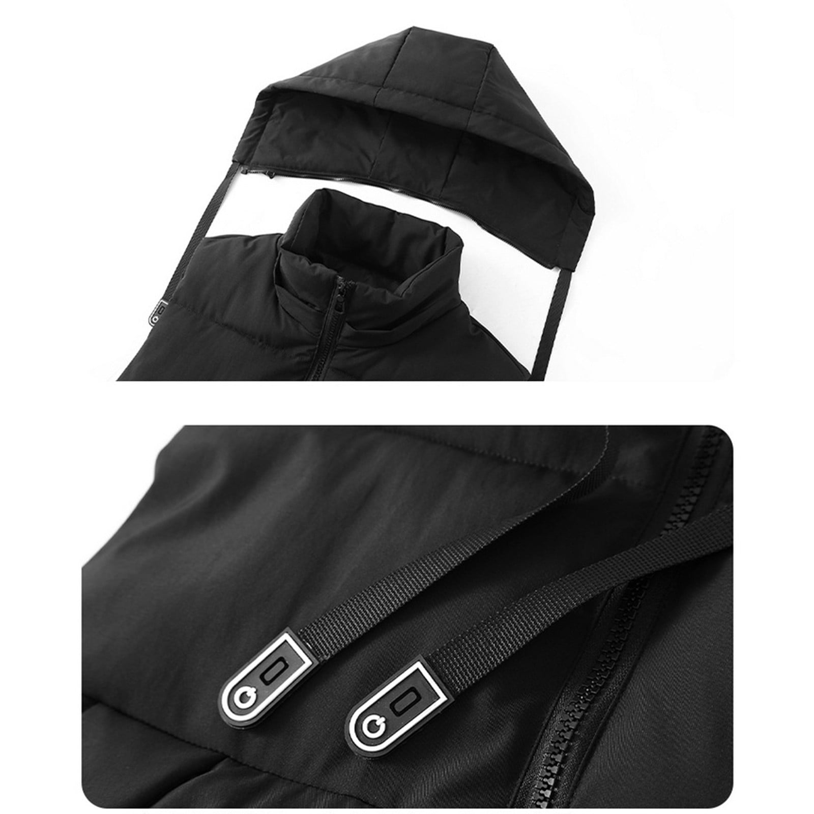 ZACPNCV Mens Lightweight Softshell Vest Windproof Sleeveless Jacket Zip Up Fleece Lined Vest Outerwear for Golf Running