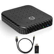 Pyle Wireless Carplay iA Box, 4GB RAM 64GB ROM, 2.4GHz, 5GHz Dual Band WiFi BT Octa Core 64Bits D, 4K Full HD, H.265, USB3.0 Android Box, Screen Mirroring, Install Android Apps - PAS20BD