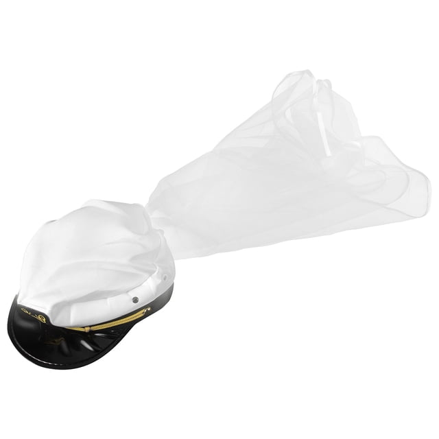 Chapeau de Mariée de Fête avec Voile Chapeau de Mariée Accessoire de Costume de Mariage
