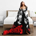 thumbnail image 5 of The Munsters Throw Blanket, All Season Decorative Soft Cozy Fleece Blankets, Room Decor For Bed Chair Car Sofa Couch Bedroom, 5 of 9