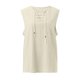 thumbnail image 2 of Playeras,Blusas y Tops,Ropa para Mujer Correr camisetas sin mangas para las mujeres Camiseta sin mangas transpirable con cuello en V para mujer (Beige, XXXL), 2 of 5