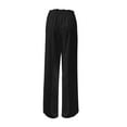 thumbnail image 3 of SIYUDAN Women Pants Ladies Casual Pants Black Adult Work Pants Women Womens Lounge Pants Womens Wide Leg Pants With Pockets Fall Pants For Women 2025, 3 of 4