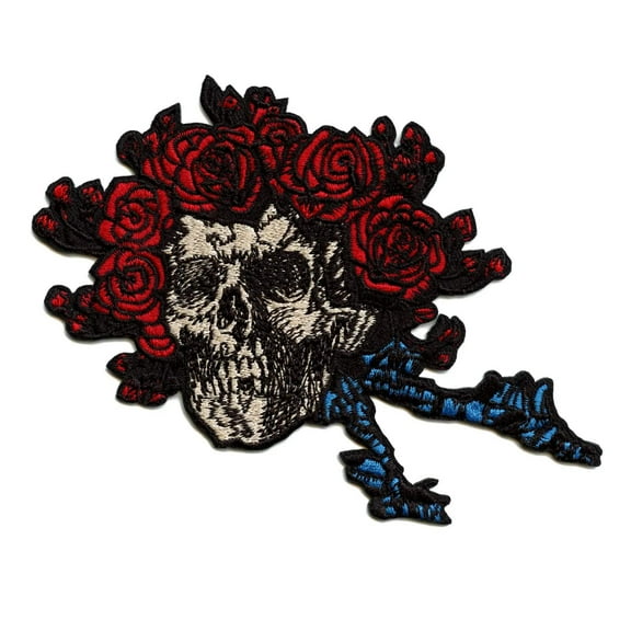 Men's Grateful Dead Bertha Skull Woven Patch