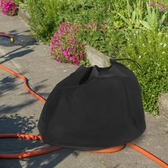 Milisten Retractable Garden Hose Reel Cover Wall Mounted For Outdoor And Design Fits Various Hose Lengths