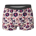 thumbnail image 6 of Mens Underwear Boxer Briefs - Skull lips record Guitar Comfort Breathable men's boxer briefs with Flex Waistband, 6 of 7