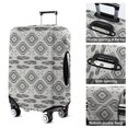thumbnail image 5 of Gray Ethnic Feather Pattern Luggage Cover Fashion Suitcase Cover Baggage Covers Fit 25-28 Inch Luggage (Go Travel), 5 of 5