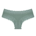 thumbnail image 2 of Panties for Women,Brazilian Lace Hipster Panties Multipack Soft Comfortable Underwear Briefs,Womens Underwear,Green,S, 2 of 7