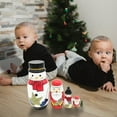thumbnail image 5 of Darzheoy Christmas Decorations 5 Layer Snowman Russian Nesting Doll Santa Claus Birthday Gift Wooden Crafts Gift Toy, 5 of 6