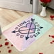 thumbnail image 5 of Tapete de cocina antideslizante para San Valentín | Alfombra absorbente de poliéster para entrada y baño | Felpudo blanco de 40 x 60 cm, 5 of 6