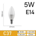 thumbnail image 1 of Bombilla LED de ahorro de energía AC220V, E14, E27, B22, 3w-24w, 3000K, 4000K, 6000K, lámpara con Ce Rohs para decoración Interior de oficina y hogar, 1 of 4