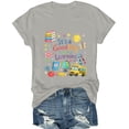 thumbnail image 6 of Fnhpitd Butter T Shirt Teach Tshirt Cute Teacher Life Shirts Special Education Tee Inspirational Tops Grey,M, 6 of 7