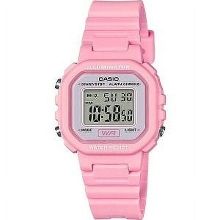 Casio Women's Digital Casual Watch, Pink/White LA20WH-4A1