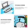 thumbnail image 5 of Cute Anime Cartoon Pochacco Travel Suitcase Protective Cover Trunk Case Washable Elastic Luggage Cover Fits Large Suitcase Protector Baggage With Concealed Zipper Gifts, 5 of 5