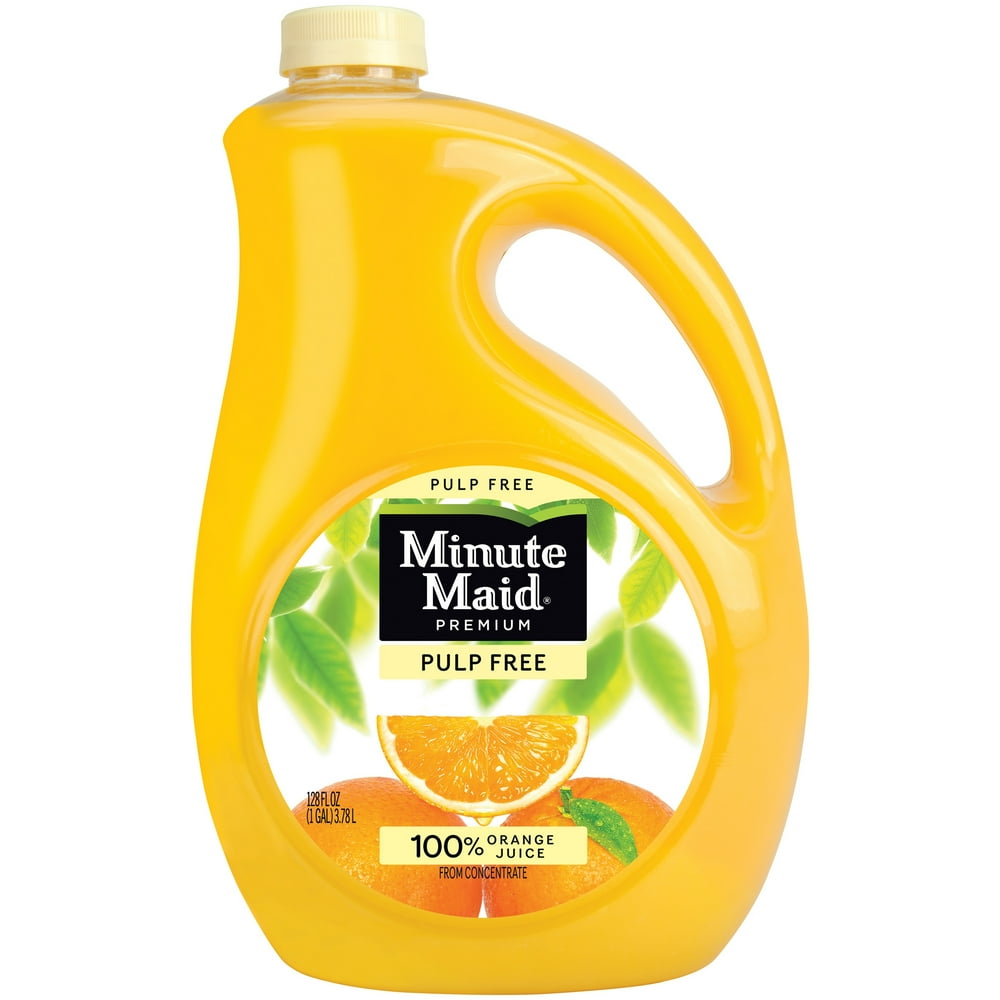 Minute Maid, Orange Juice Pulp Free, 128 Fl. Oz.