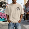 thumbnail image 4 of Christian Graphic Shirts for Men God's Plan Is Worth The Wait Oversized Acid Wash Tshirt Faith Back Print Religious T-shirts Casual Tops for Streetwear Summer Vacation, 4 of 6