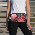 thumbnail image 6 of Coral Running Belt Fanny Pack Belt Bag with Extension Strap Lightweight Adjustable Unisex, 6 of 7
