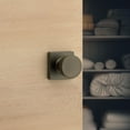 thumbnail image 2 of Kwikset Pismo Knob with Square Rose Half Dummy in Bright Chrome, 2 of 7