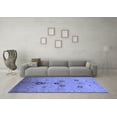 thumbnail image 3 of Ahgly Company Indoor Rectangle Oriental Blue Industrial Area Rugs, 7' x 10', 3 of 4