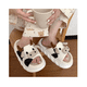 thumbnail image 5 of Pantuflas Casa Lindas Y Suaves De Vaca Marron 40-41(Fit 39-40), 5 of 5