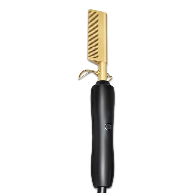 Plancha de plancha Pincel Cepillo Calefacción eléctrica Temperatura Ajustable STYLING STYLER STILLER Manual DIY endurecimiento Curling Hogar US sidaley CE001542-02B