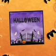 thumbnail image 3 of Troqueles de corte de Halloween Heureppy, stencil metálico de cerca de calabaza, 3 of 5