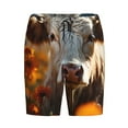 thumbnail image 6 of Daiia Sunflower Cow In Flower Field Mens Woven Stretch Pajama Short,Short Pajama Pants-4X-Large, 6 of 7
