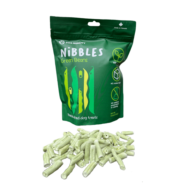 Nibbles FreezeDried Green Beans Dog Treat 100 Natural, No Additives
