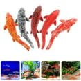 thumbnail image 4 of Shisuyan 10 Pcs Figurine de Poisson Koi Miniature Réaliste, Figurines de Faux Poissons Rouges d'Aquarium Petites Figurines de Poisson Rouge en Résine Mini Poissons Bricolage Artisanat Accessoires de Jardin, 4 of 9