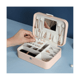 thumbnail image 2 of Jewelry Box Convenient Earring Jewelry Storage Lipstick Ring Storage Box Simple Zipper Jewelry Storage Box, 2 of 5