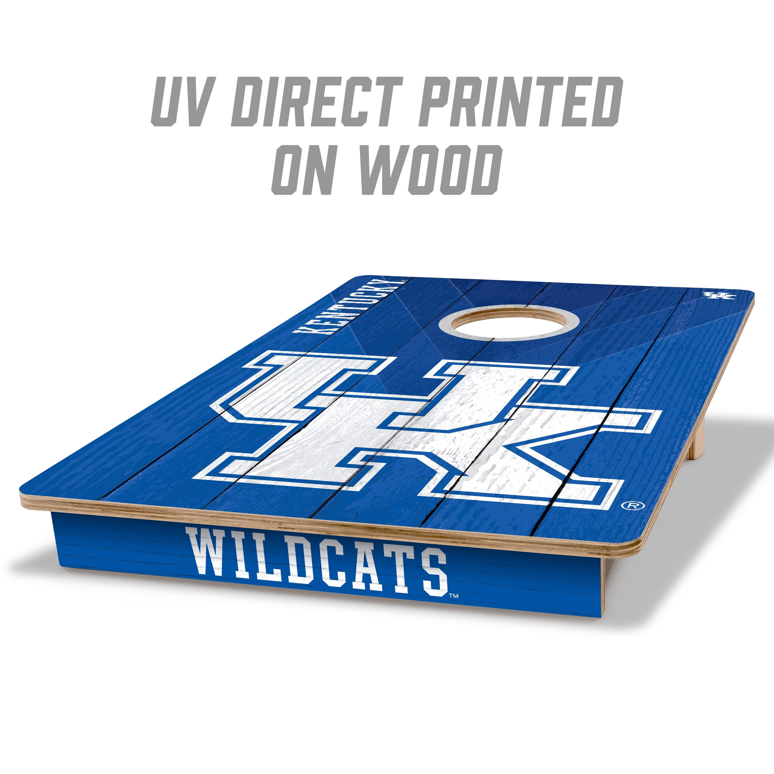 YouTheFan NCAA Kentucky Wildcats 2' x 3' Cornhole Game No Bags