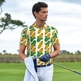 thumbnail image 3 of Fuzoiu Corn 8 Print Men's Polo Shirts Short Sleeve,Golf Shirts for Men,Mens Golf Shirt Moisture Wicking Quick-Dry-4X-Large, 3 of 6