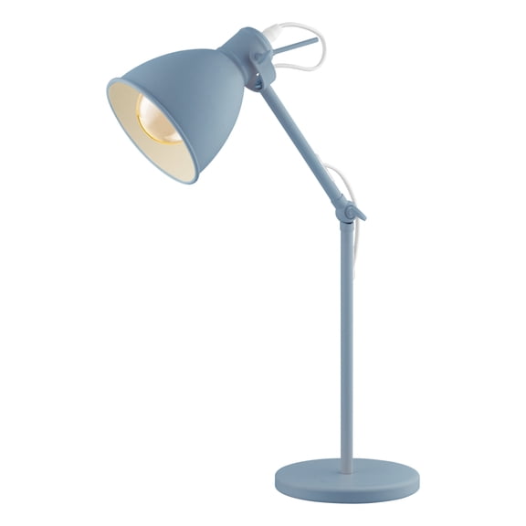 Eglo Lighting - Priddy-P - One Light Desk Lamp-Pastel Light Blue Finish
