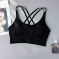 thumbnail image 3 of Munlar Wireless Sports Bras for Women High Impact Support Plus Size Push Up Sports Bra Bounce Control Black Padded Sports Bras M, 3 of 3