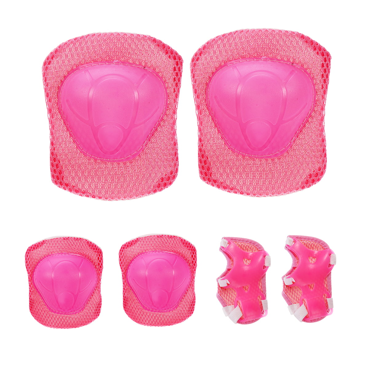 6pcs/pack Children's Protective Safety Gear Pad Kids Wrist Elbow Knee Protectors 