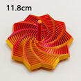 thumbnail image 5 of 3D Printing Expanded Sensory Fidget Star Model Visual Illusion Hexagon Whirling Spiral Ornaments Stress Relief Board Game, 5 of 5