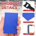 thumbnail image 3 of Uxcell Metal Business Card Anodized Aluminum Blank Laser Engraving Cards with Cable Ties for Multipurpose House Office Dark Blue, 3 of 7
