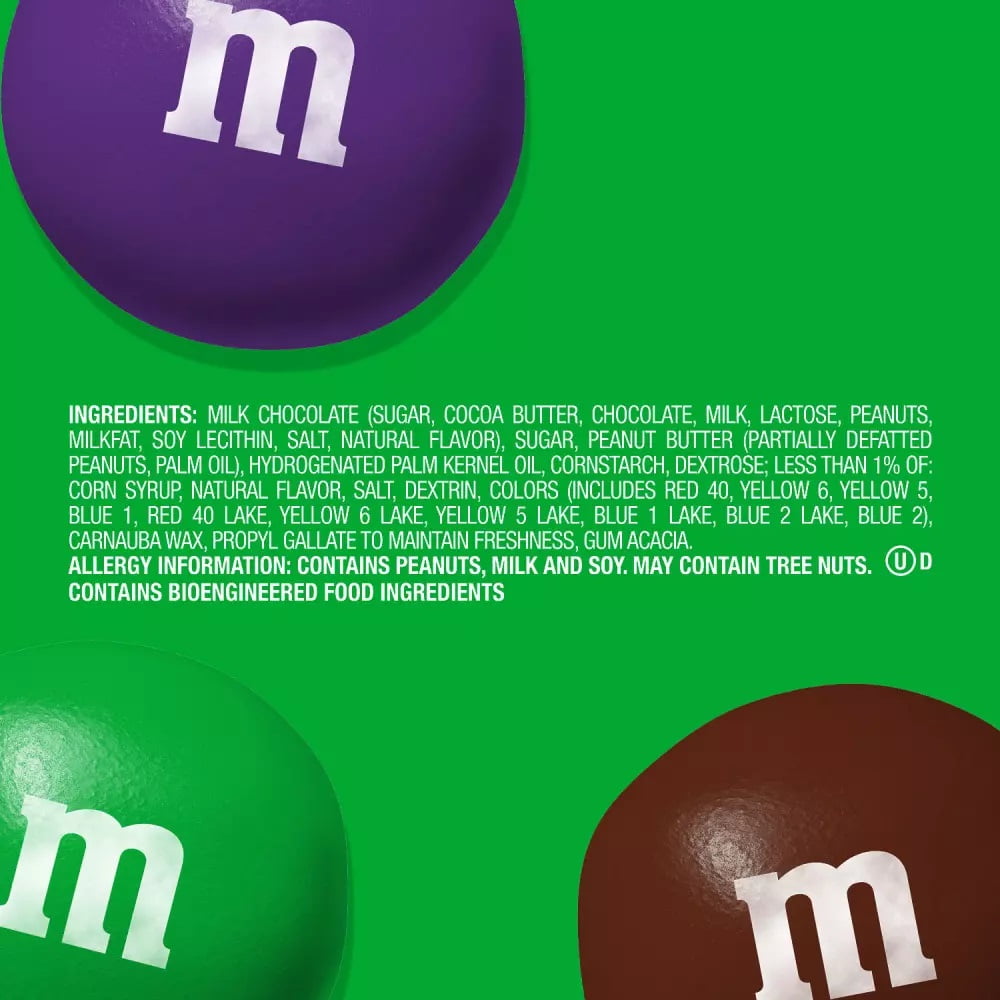 MandMS Peanut Milk Chocolate Candy, featuring Purple Candy Bulk