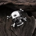 thumbnail image 5 of EOEMY Stainless Steel Antique Gothic Biker Tribal Ring Black Men'S Unisex Skull B176-8, 5 of 8