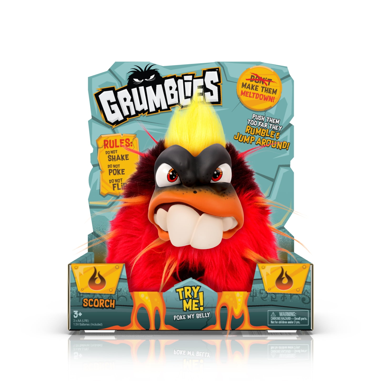Grumblies Bolt Figure Purple 40 Reactions and Sounds Christmas Toy 2018 for sale online 